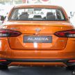 2020 Nissan Almera Turbo in Malaysia – 1.0 litre turbo CVT, AEB on all three variants, from RM8xk to RM9xk