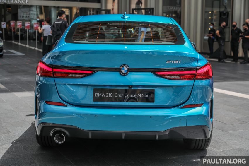 F44 BMW 2 Series Gran Coupé launched in Malaysia – CKD 218i M Sport with 140 PS/220 Nm, RM211,367 1189749
