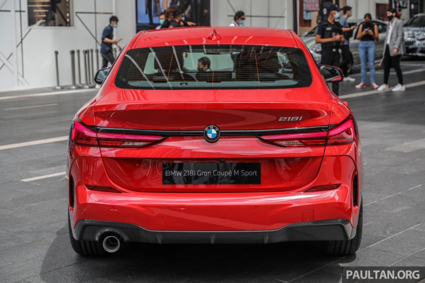 F44 BMW 2 Series Gran Coupé launched in Malaysia – CKD 218i M Sport with 140 PS/220 Nm, RM211,367 1189847