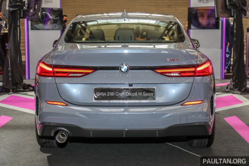 F44 BMW 2 Series Gran Coupé launched in Malaysia – CKD 218i M Sport with 140 PS/220 Nm, RM211,367 1189859