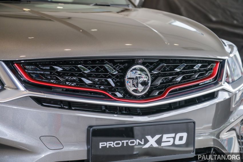 Proton X50 SUV launched in Malaysia – 1.5L turbo three-cylinder engine; 7DCT; RM79,200 to RM103,300 1200190