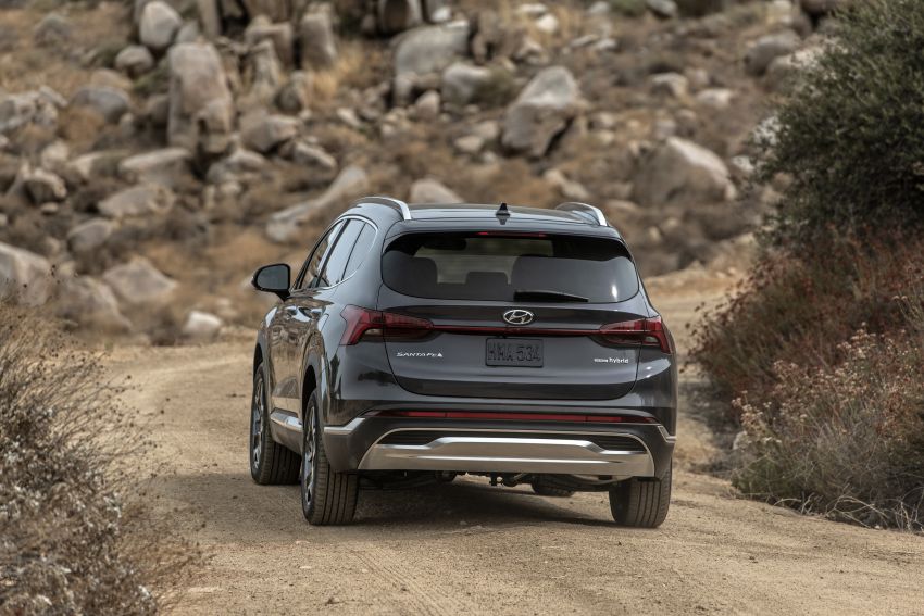 2021 Hyundai Santa Fe facelift debuts in US – 191 hp 2.5L GDI and 277 hp T-GDI, 225 hp 1.6L turbo hybrid 1191830