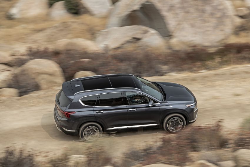 2021 Hyundai Santa Fe facelift debuts in US – 191 hp 2.5L GDI and 277 hp T-GDI, 225 hp 1.6L turbo hybrid 1191854