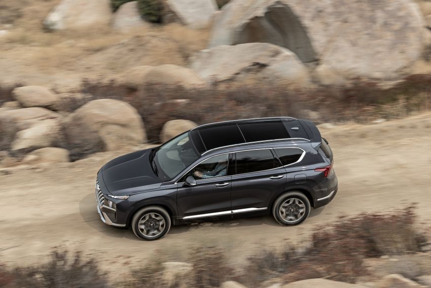 2021 Hyundai Santa Fe facelift debuts in US – 191 hp 2.5L GDI and 277 hp T-GDI, 225 hp 1.6L turbo hybrid 1191858