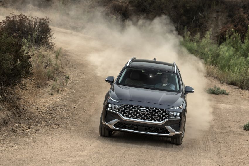2021 Hyundai Santa Fe facelift debuts in US – 191 hp 2.5L GDI and 277 hp T-GDI, 225 hp 1.6L turbo hybrid 1191765