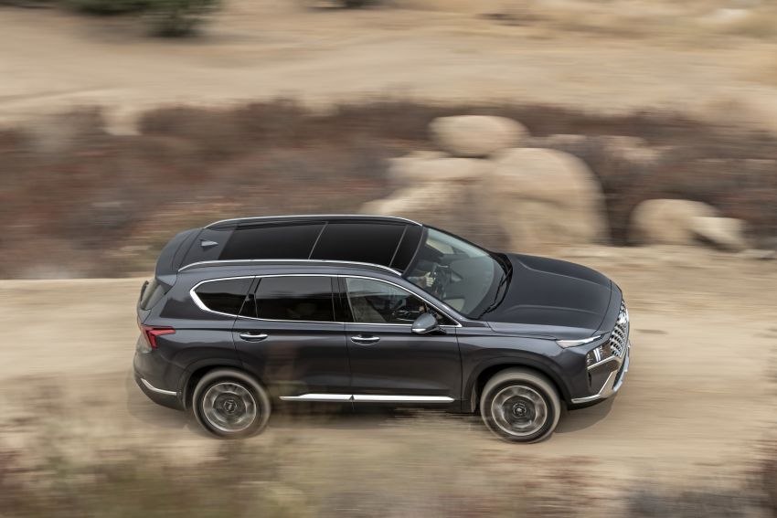 2021 Hyundai Santa Fe facelift debuts in US – 191 hp 2.5L GDI and 277 hp T-GDI, 225 hp 1.6L turbo hybrid 1191876