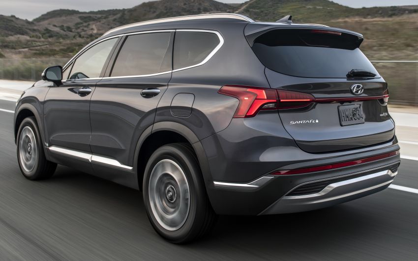 2021 Hyundai Santa Fe facelift debuts in US – 191 hp 2.5L GDI and 277 hp T-GDI, 225 hp 1.6L turbo hybrid 1191890