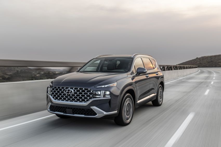 2021 Hyundai Santa Fe facelift debuts in US – 191 hp 2.5L GDI and 277 hp T-GDI, 225 hp 1.6L turbo hybrid 1191896