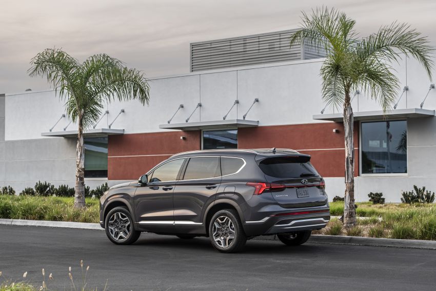 2021 Hyundai Santa Fe facelift debuts in US – 191 hp 2.5L GDI and 277 hp T-GDI, 225 hp 1.6L turbo hybrid 1191918