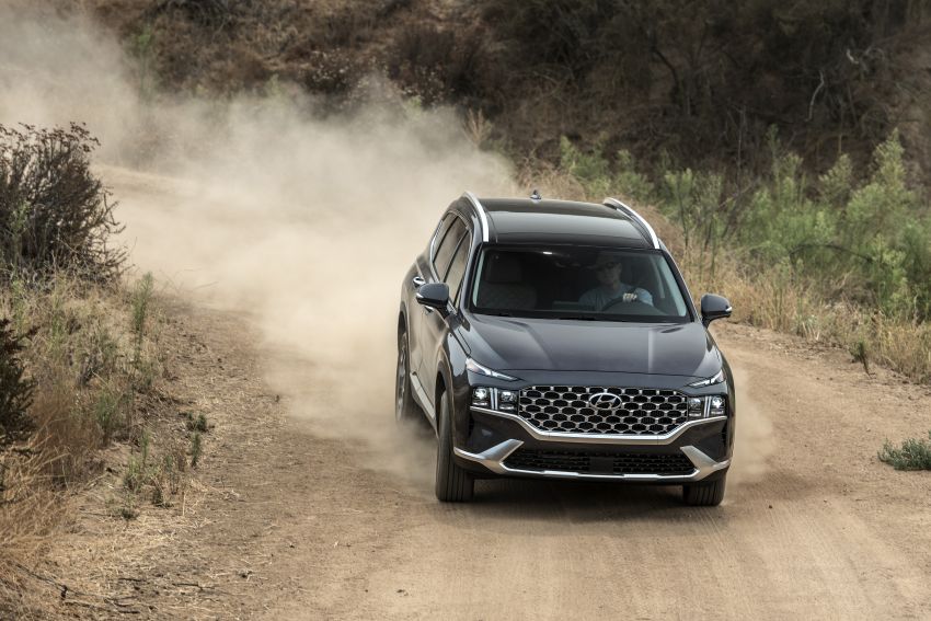 2021 Hyundai Santa Fe facelift debuts in US – 191 hp 2.5L GDI and 277 hp T-GDI, 225 hp 1.6L turbo hybrid 1191777