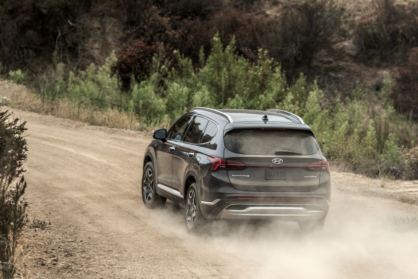 2021 Hyundai Santa Fe facelift debuts in US – 191 hp 2.5L GDI and 277 hp T-GDI, 225 hp 1.6L turbo hybrid 1191782