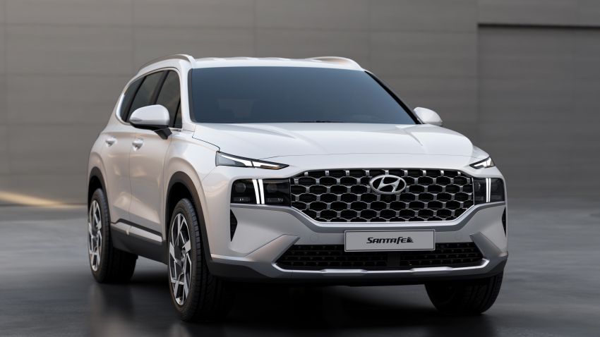 2021 Hyundai Santa Fe facelift debuts in US – 191 hp 2.5L GDI and 277 hp T-GDI, 225 hp 1.6L turbo hybrid 1192086