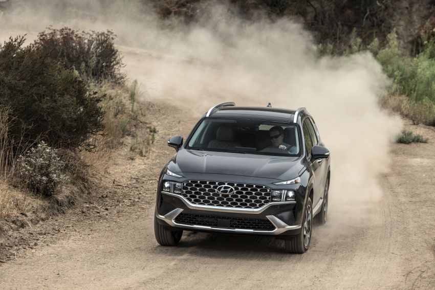 2021 Hyundai Santa Fe facelift debuts in US – 191 hp 2.5L GDI and 277 hp T-GDI, 225 hp 1.6L turbo hybrid 1191792