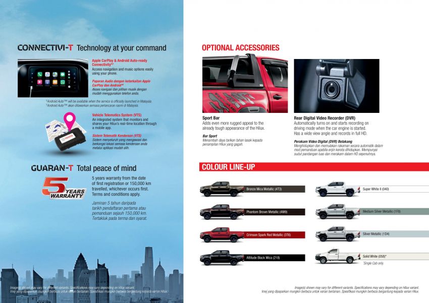 2021 Toyota Hilux facelift launched in Malaysia – from RM93k; power up for 2.8L Rogue, 10k service interval 1189590