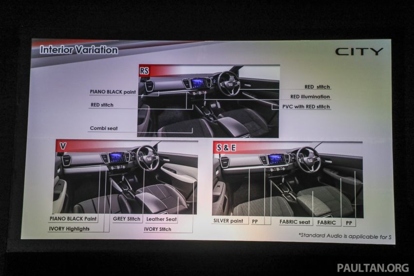 2020 Honda City – 5th-gen launched in Malaysia; 1.5L S, E and V; RS e:HEV Hybrid world debut, from RM74k 1192300