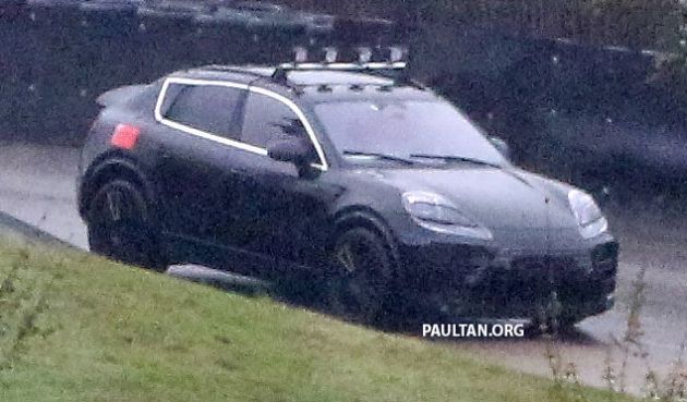 SPYSHOTS: All-electric Porsche Macan spotted testing