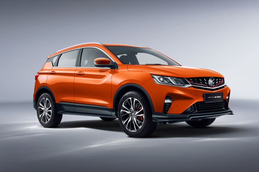 Proton X50 SUV launched in Malaysia – 1.5L turbo three-cylinder engine; 7DCT; RM79,200 to RM103,300 1200479