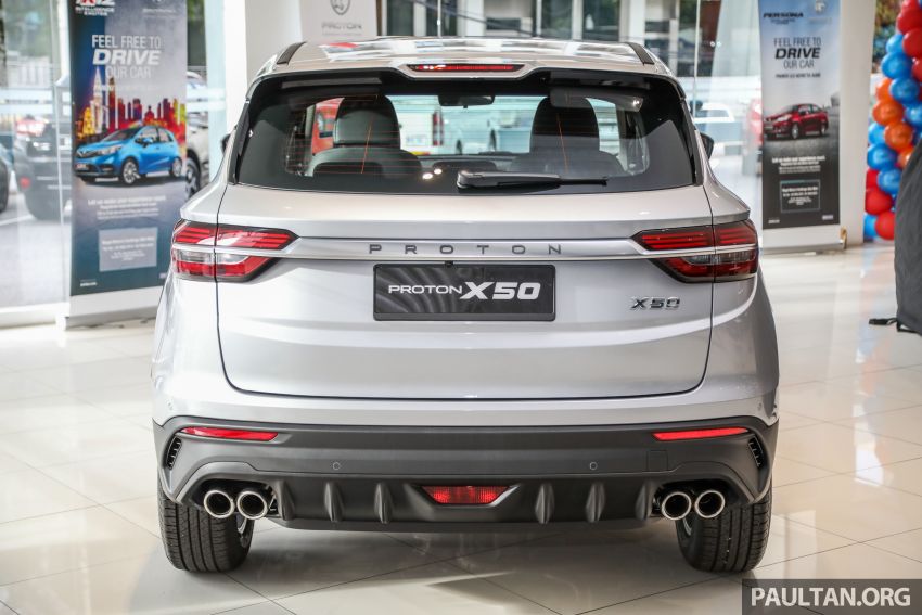 Proton X50 SUV launched in Malaysia – 1.5L turbo three-cylinder engine; 7DCT; RM79,200 to RM103,300 1199706