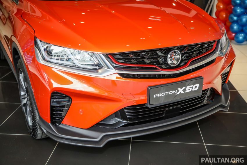 Proton X50 SUV launched in Malaysia – 1.5L turbo three-cylinder engine; 7DCT; RM79,200 to RM103,300 1199833