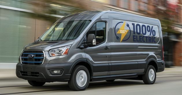 Ford E-Transit debuts – 266 hp/430 Nm, up to 201 km range from 67 kWh battery; eight body configurations