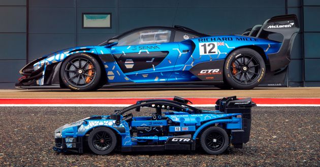 Lego Technic McLaren Senna GTR revealed – 830-piece set with moving V8, dihedral doors, blue livery