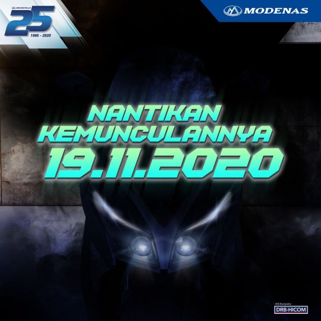2021 Modenas scooter teased – Elegan 250 facelift?