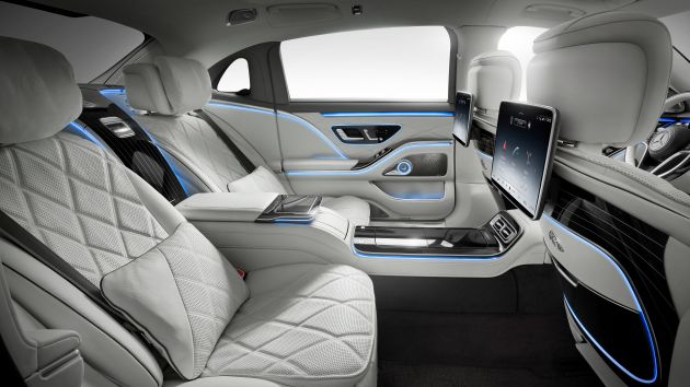 Z223 Mercedes-Maybach S-Class debuts – ultra-posh, tech-loaded flagship limo with 3,396 mm wheelbase