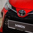 2021 Toyota Yaris facelift launched in Malaysia – now with AEB, LDA; LED headlamps standard, from RM71k