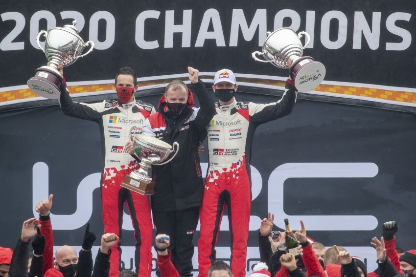 Sébastien Ogier takes seventh WRC title with Toyota 1221387