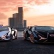 2021 Lamborghini Sian – hot new pair lands in London