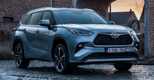 2021 Toyota Highlander seven-seat SUV launched in Europe – hybrid powertrain only; 248 PS, 6.6 l/100 km