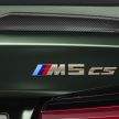 BMW M5 CS – 635 hp/750 Nm, 0-100 km/h in three seconds; more carbon, less weight, four bucket seats