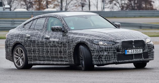 BMW i4 teaser takes jab at Tesla, saying “simply accelerating fast in a straight line is not enough”