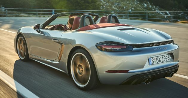 Porsche Boxster 25 Years revealed as tribute model – based on 718 Boxster GTS 4.0, limited to 1,250 units