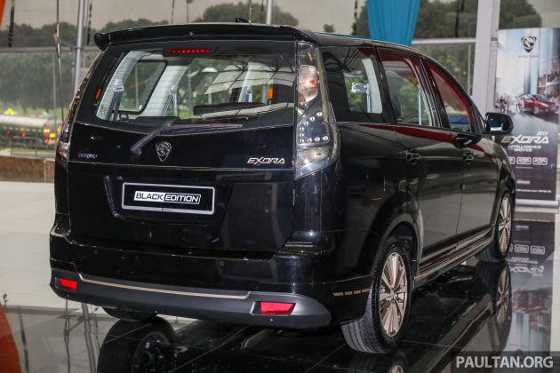 Proton Exora Black Edition tiba di pasaran – RM67,800