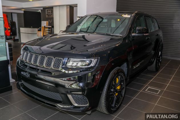 Jeep Grand Cherokee Trackhawk – most powerful SUV in M’sia with 707 hp 6.2L supercharged V8; RM869k