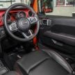2020 Jeep Wrangler Rubicon in Malaysia – from RM378,000 for two-door; RM388,000 for four-door