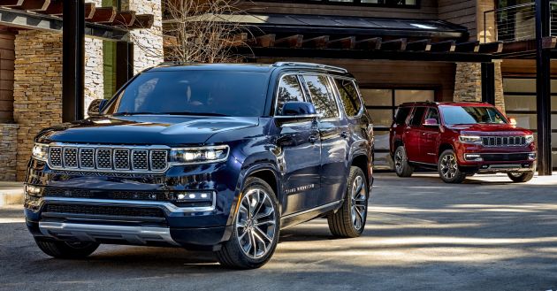 2022 Jeep Wagoneer, Grand Wagoneer debut – luxury three-row SUVs with V8 power and plenty of screens