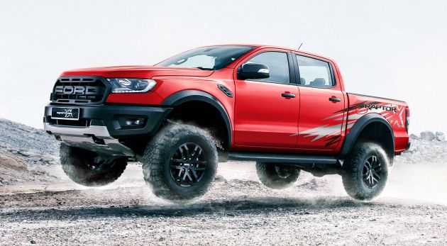 Ford Ranger Raptor X Special Edition – warna luaran unik True Red, ciri kelengkapan tambahan; RM216,888