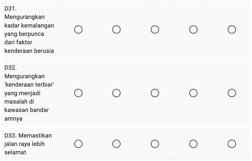 Vehicle end of life policy survey – should cars and bikes over 15/20 years old be scrapped in Malaysia? 1267982
