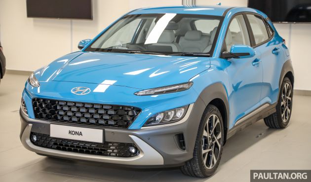 Hyundai Kona facelift launched in Malaysia – 2.0L NA CVT only, Active now with AEB, RM120k to RM137k