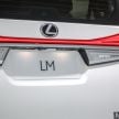 Lexus LM 350 launched in Malaysia – luxury 4-seater Alphard with limo rear seats, 26-inch TV,  RM1.1 million
