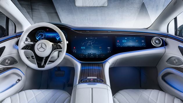 2022 Mercedes-Benz EQS flagship EV sedan debuts – two variants, up to 523 PS and 855 Nm, 770 km range