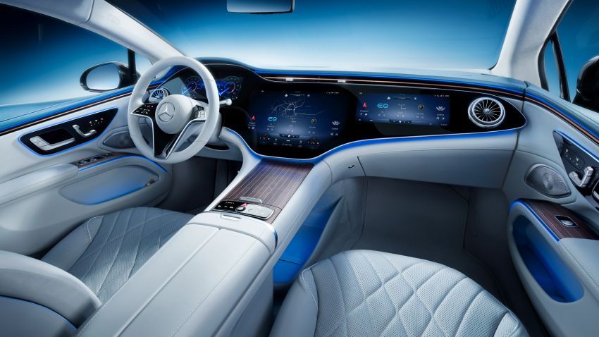 2022 Mercedes-Benz EQS flagship EV sedan debuts – two variants, up to 523 PS and 855 Nm, 770 km range 1280699