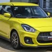 2021 Suzuki Swift Sport launched in Malaysia – 1.4L turbo, 140 hp, 230 Nm, 6AT-only, no manual, RM140k