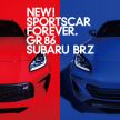 Toyota GR 86 didedah di Jepun – 2.4L NA boxer 4 silinder, 235 PS/250 Nm, masih kembar Subaru BRZ
