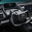 Toyota bZ4X Concept – RAV4-sized electric SUV developed with Subaru, yoke steering, coming 2022