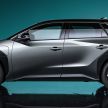 Toyota bZ4X Concept – RAV4-sized electric SUV developed with Subaru, yoke steering, coming 2022