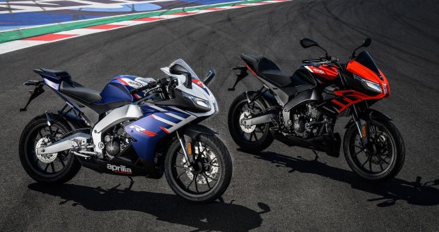 Aprilia RS125 dan Tuono 125 2021 dilancar di Eropah
