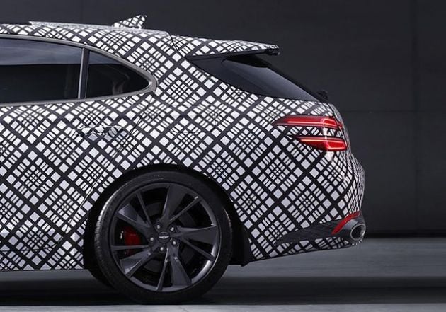Genesis G70 Shooting Brake teased ahead of debut